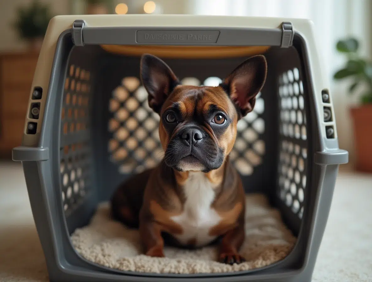 آموزش ماندن در باکس و مزایای آن برای سگ‌ها