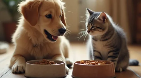 چرا سگ ها عاشق غذای گربه هستند؟